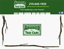 Tablet Screenshot of advtreecare.com